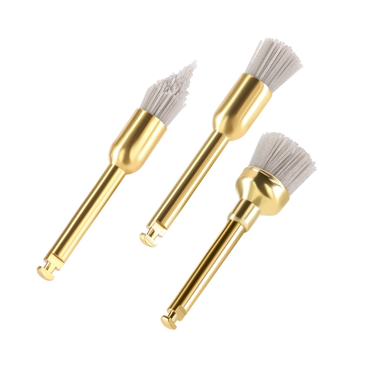 10Pc Dental aluminium oxide Polisher Brush Wheel Polishing For Rotary tools