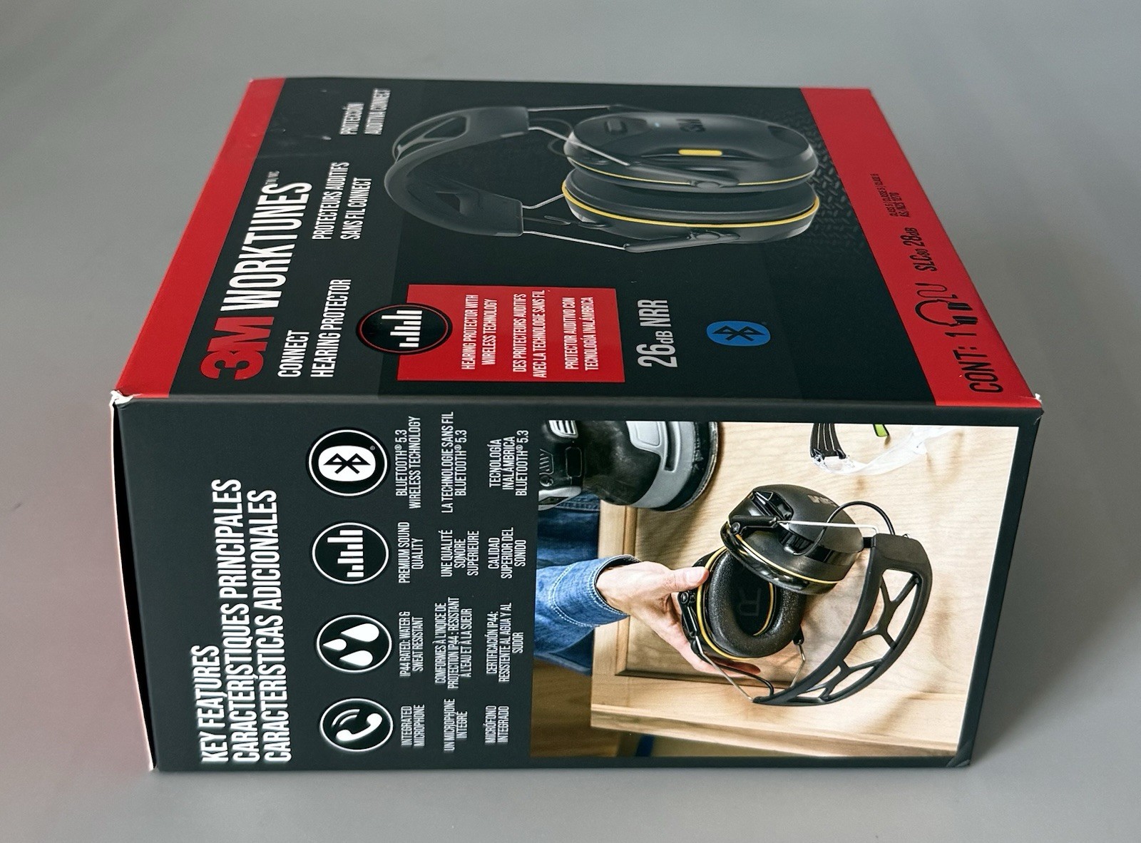 3M Worktunes Bluetooth Connect Hearing Protector 26dB NRR — New Factory Sealed