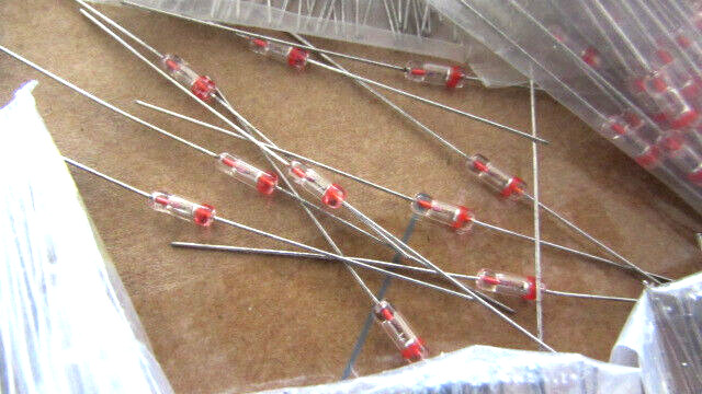 1N60 Genuine Hitachi Japan Germanium Glass Diodes HI-Quality Vintage 6pc NOS USA