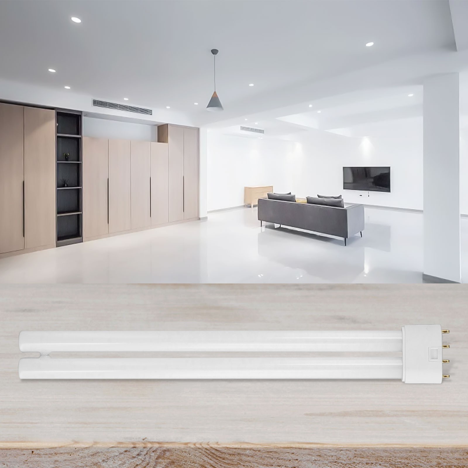 Superior Brightness and Durability with 6500K Fluorescent H Tube Light