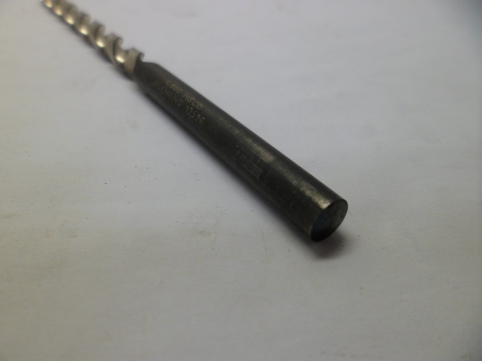 GUEHRING 13596 TWIST DRILL 6.800 mm. HSCO 6″ LONG CARBIDE N.O.S. Free ship USA