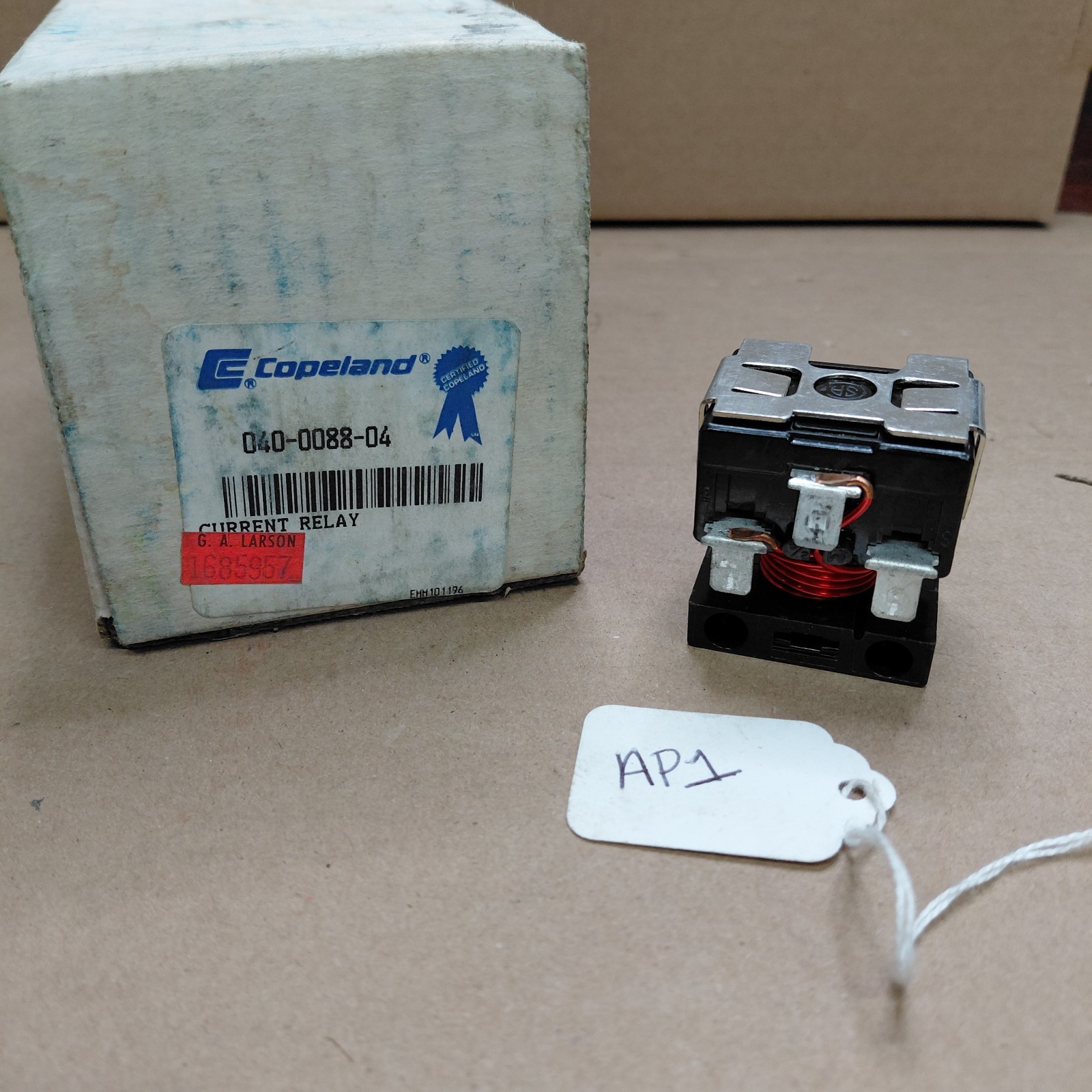 Copeland 040-0088-04 Current Relay 6409-26-935 NOS