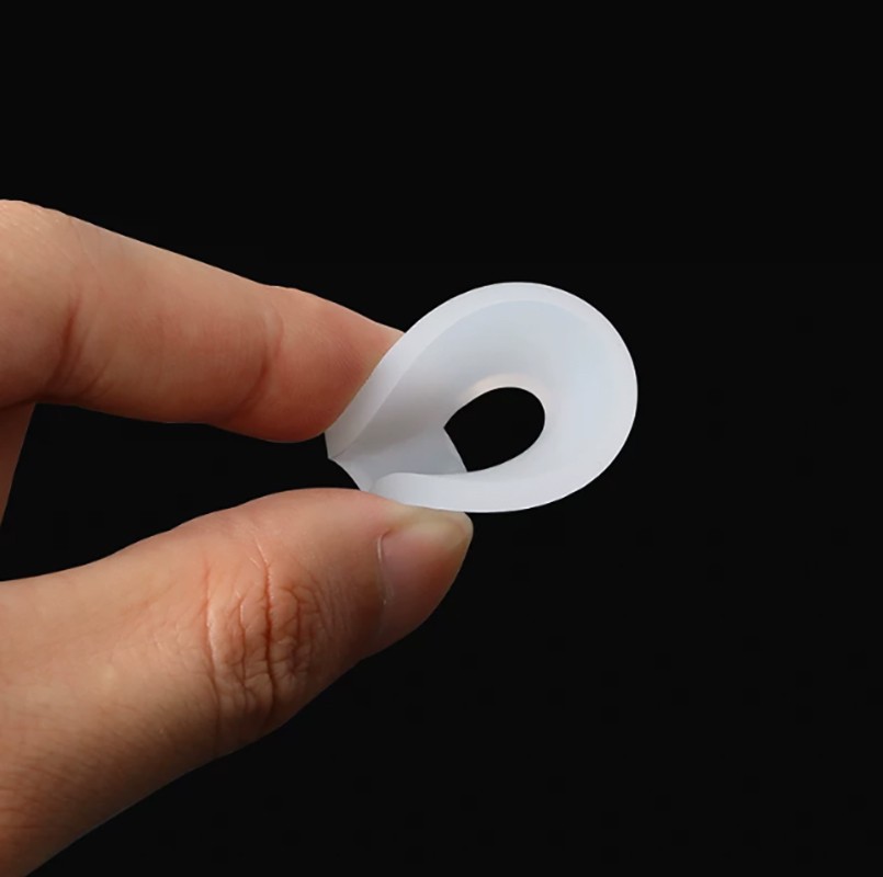 Silicone Washers Round Flat Sealing Gaskets Shock Absorption ID 2mm-45mm