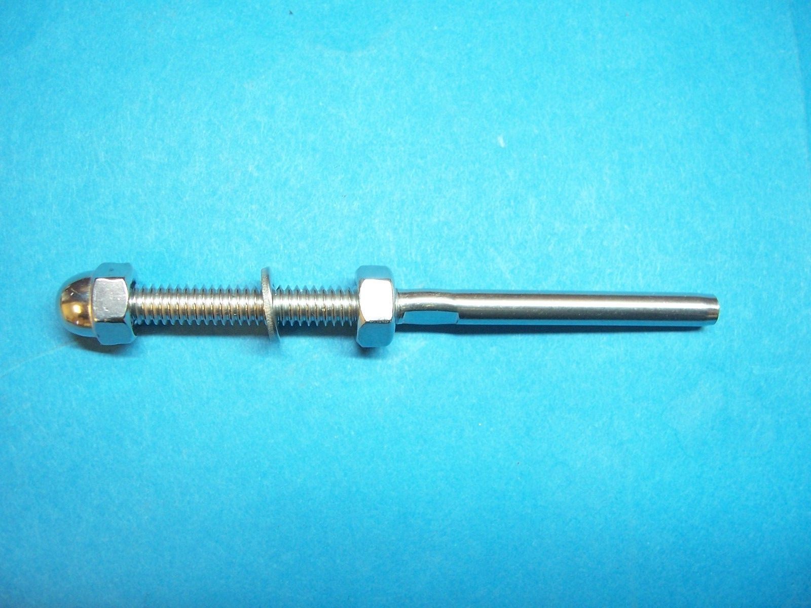 Type 316 Stainless Steel End Fitting for Cable Railing – for 1/8″ Cable (QTY 10)