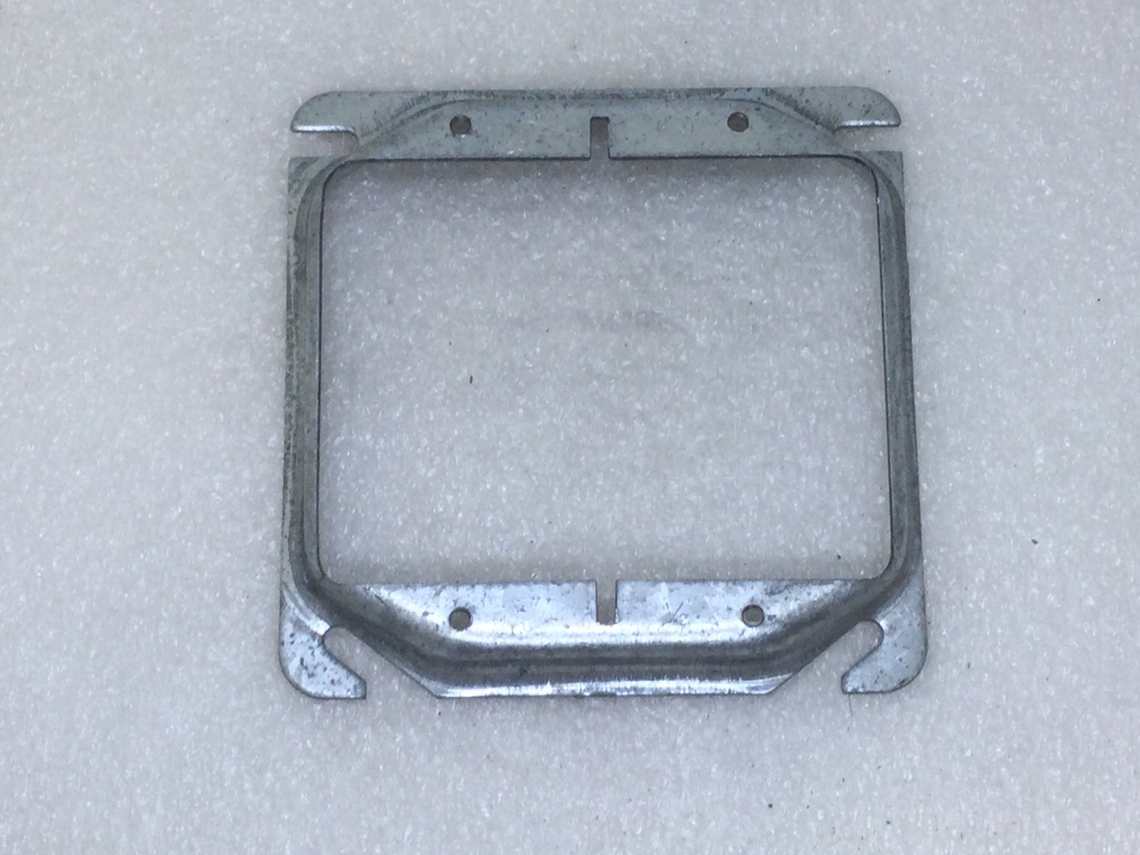 Lot of 12 Mixed Brands 1/2″ Raised 4″ Square Double Gang Mud Ring