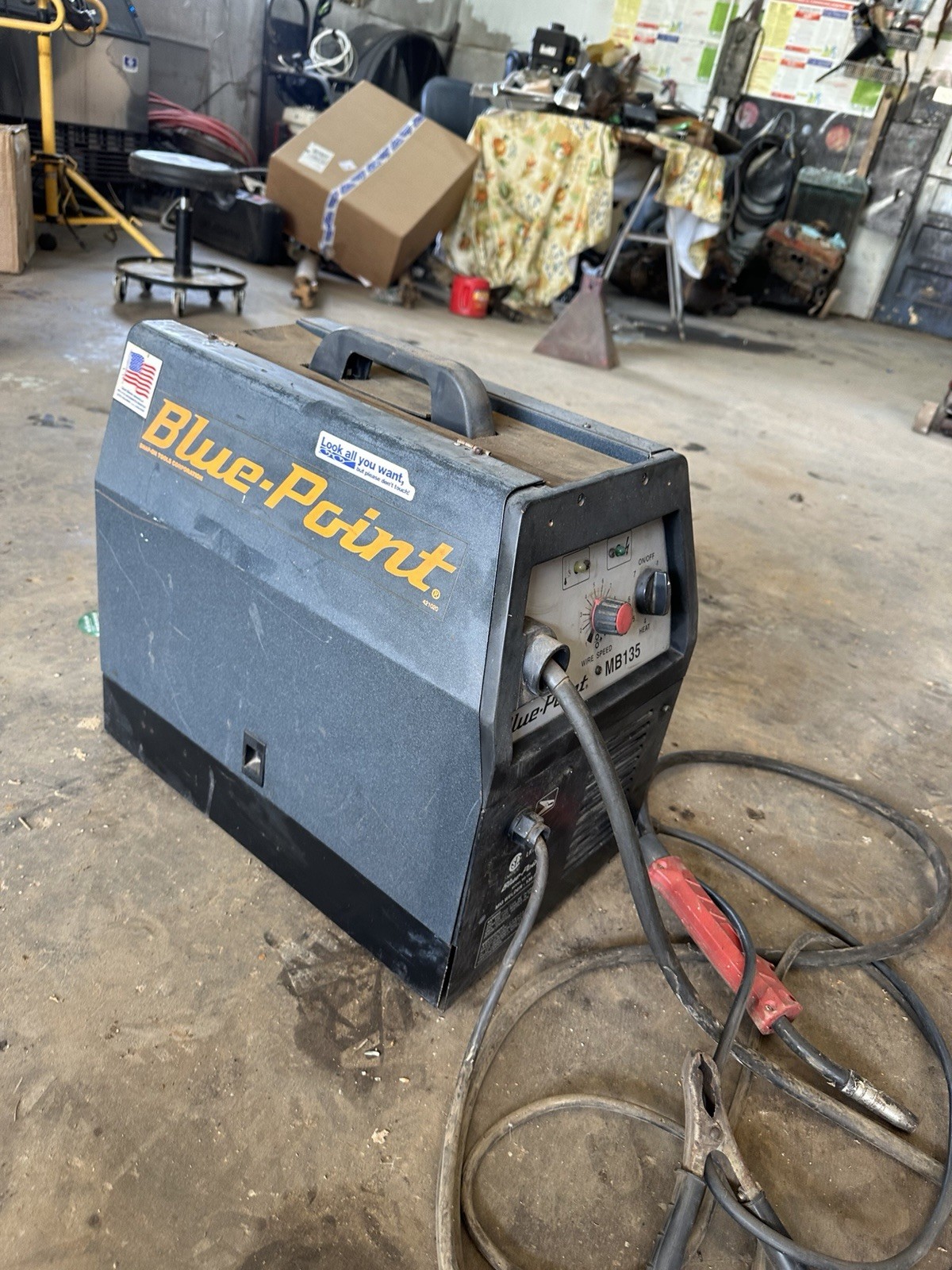 Blue-Point MB135 120V MIG Welder Semi-Automatic Feed Thermal Overload Protection