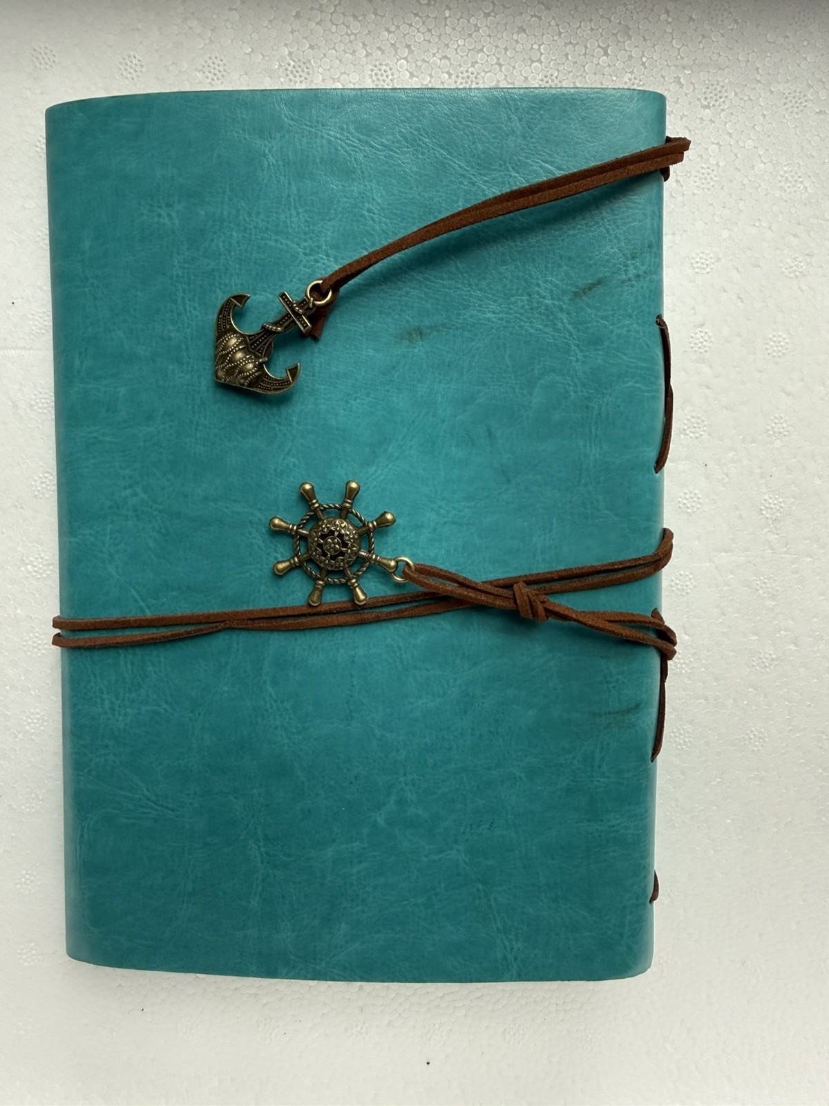 Leather Writing Journal Notebook, MALEDEN Classic Spiral Bound Notebook