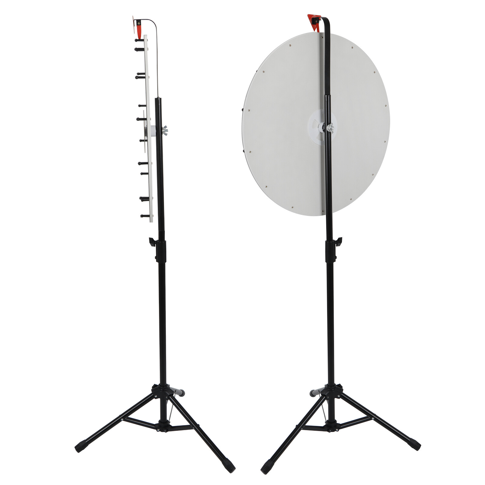 24″ Color Prize Wheel Fortune w Folding Tripod Floor Stand Carnival Spinnig Game