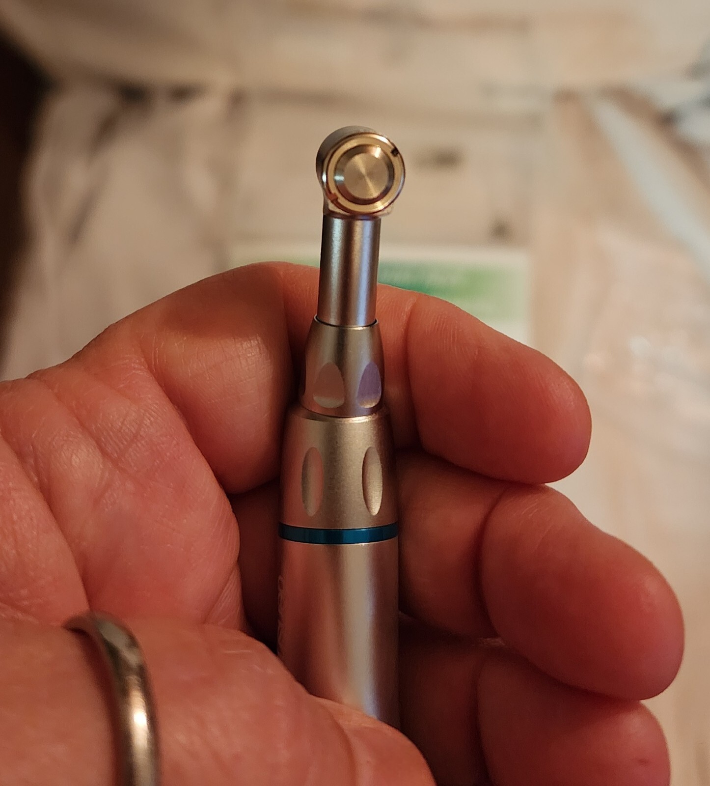Denshine 180046 2 Hole Dental Slow Low Speed Handpiece Push Button Type E