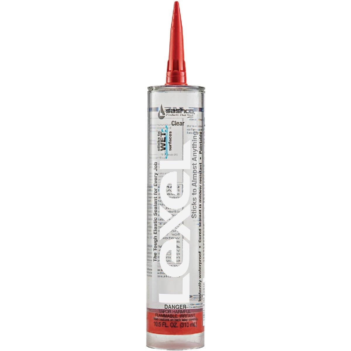 13010 10.5oz Sealants Clear Lexel Adhesive Caulk, 10.5-Ounce (Pack of 12)
