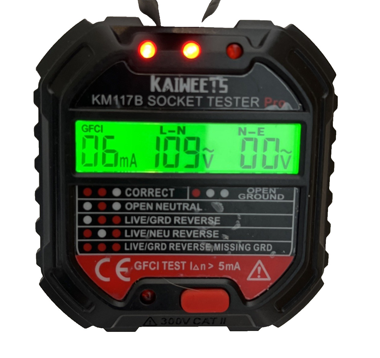 Kaiweets Socket Tester Pro KM117B – TESTED &WORKS