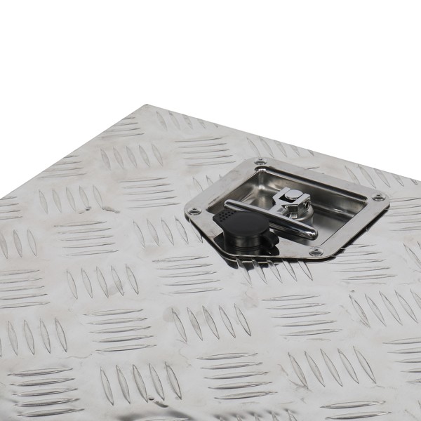 42″ Aluminum Under Body Toolbox 5 Bar Tread Silver