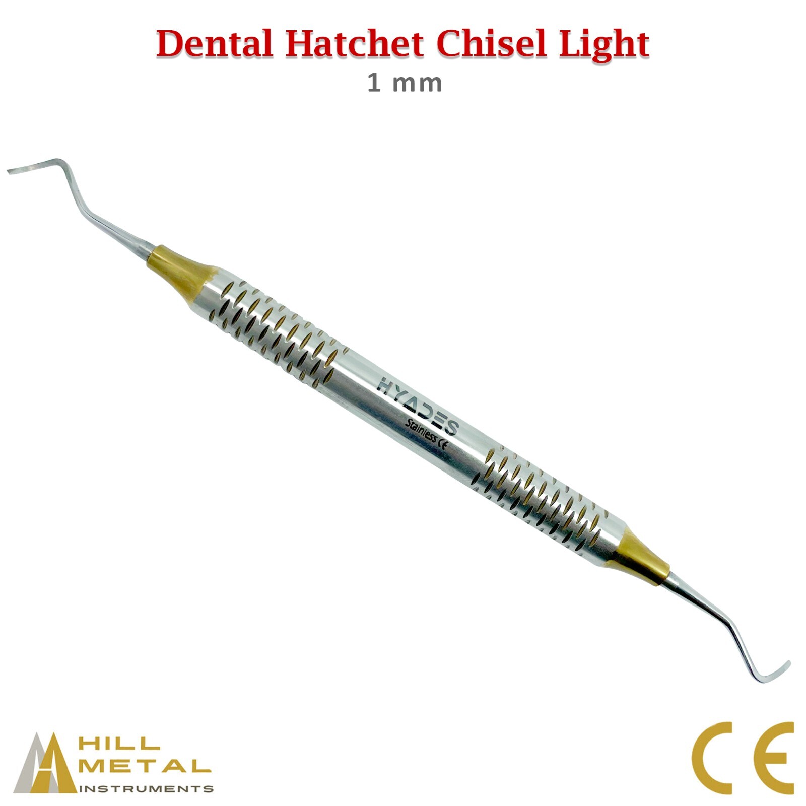 Beveled Cutting Chisels Dental Margin Trimmer Light 1MM Dental Surgical Tools