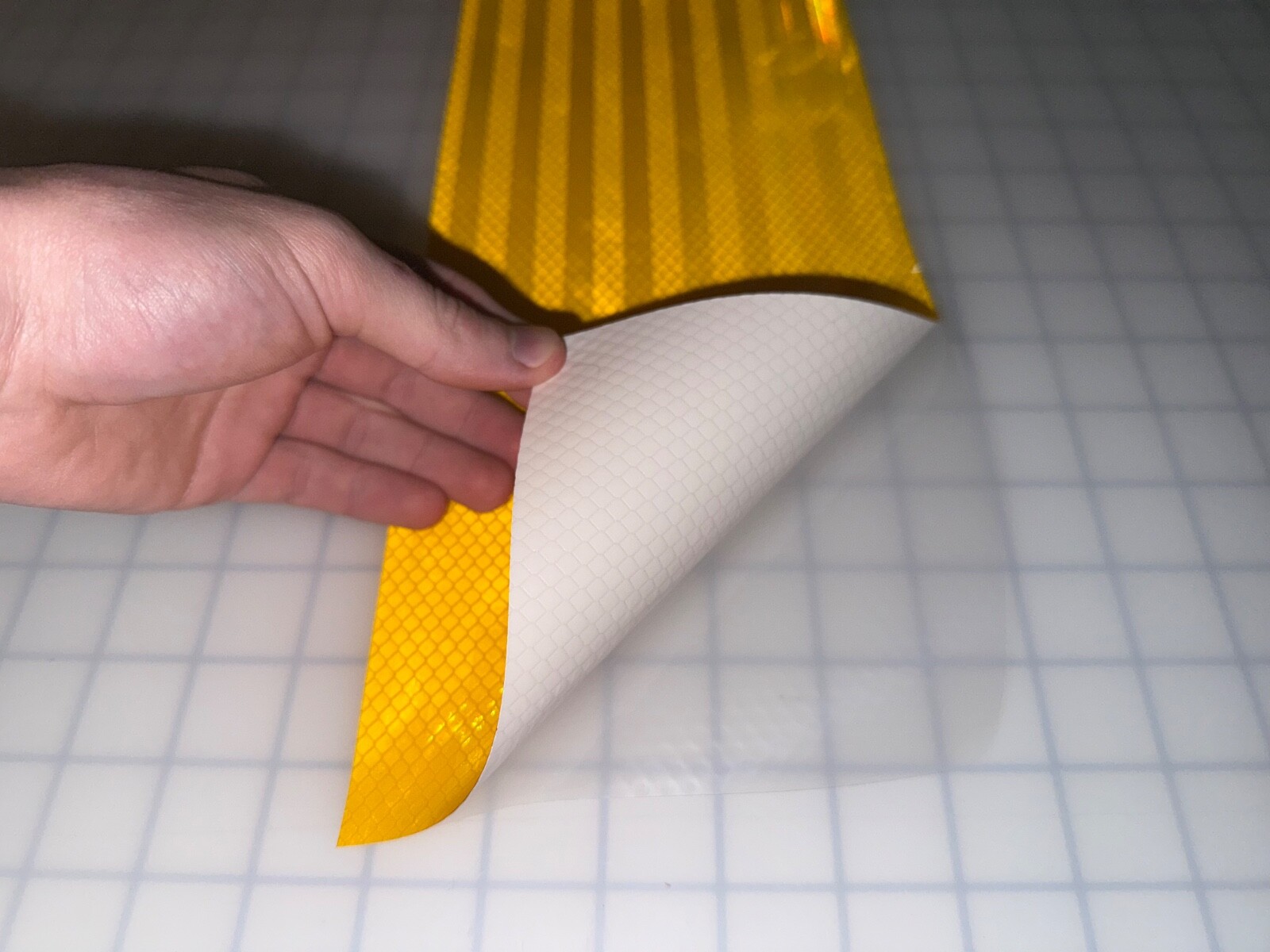 Yellow Reflective Tape 3M 3430 EGP (1″, 2″, 4″, 6″) Air Backed Micro Prismatic