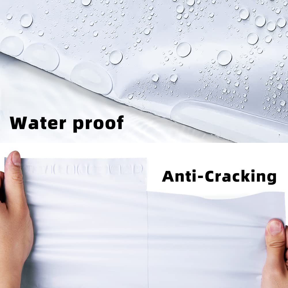 50 PCS 19×24 Inch White Poly Mailers, Waterproof Postal Shipping Envelopes