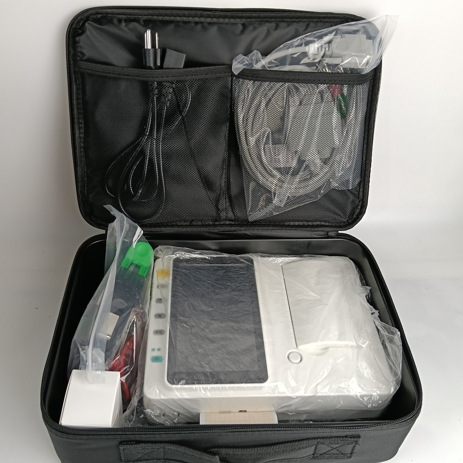 7″ Touch Screen 12-Lead 3-Channel ECG EKG Machine Portable