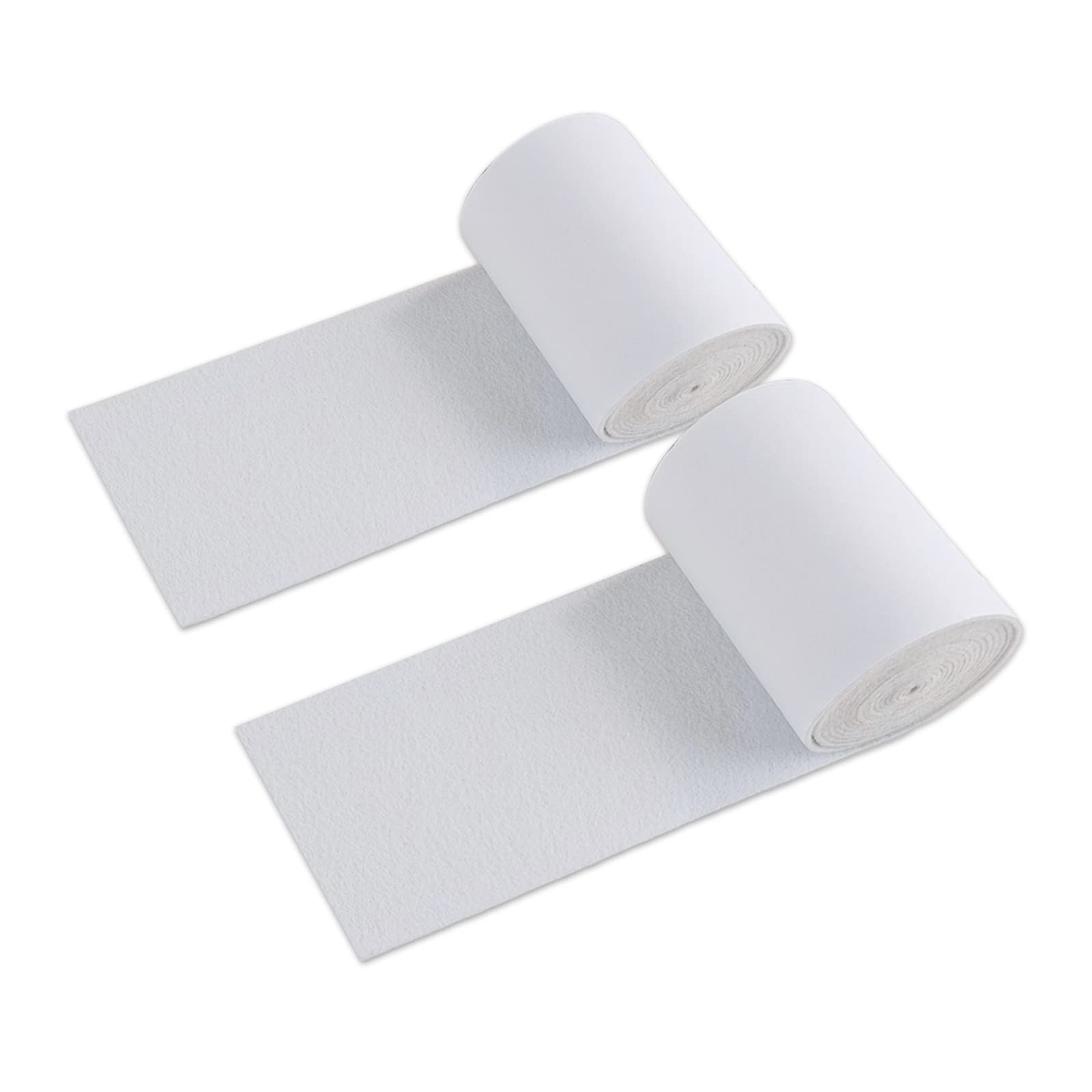 Jtnohx 2 Rolls Self Adhesive Felt Fabric, 4″ x 98.4″ Soft Sticky Felt Strips,…