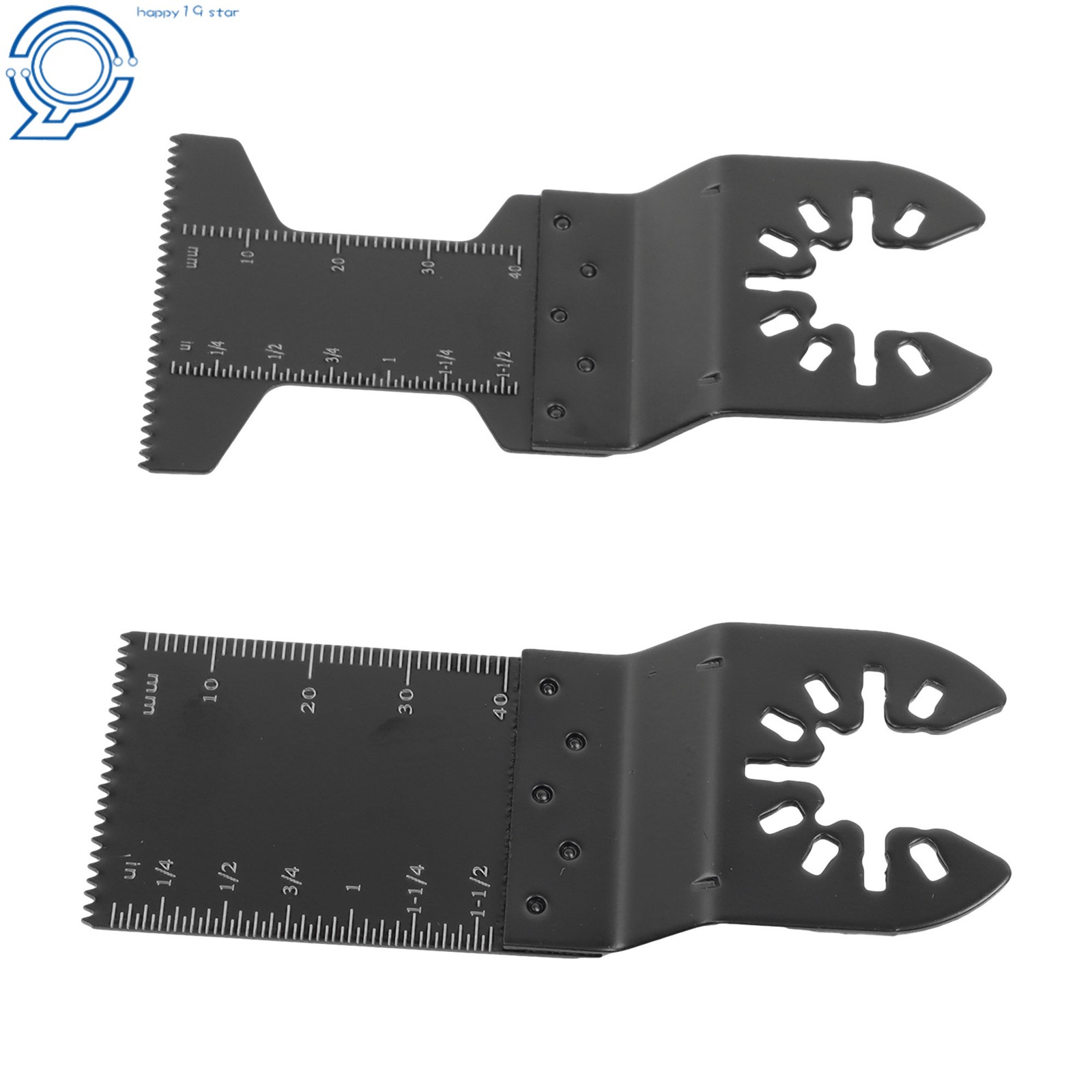 50-Piece Universal Oscillating Saw Blades 34mm & 44mm Multi Tool Blades Kit