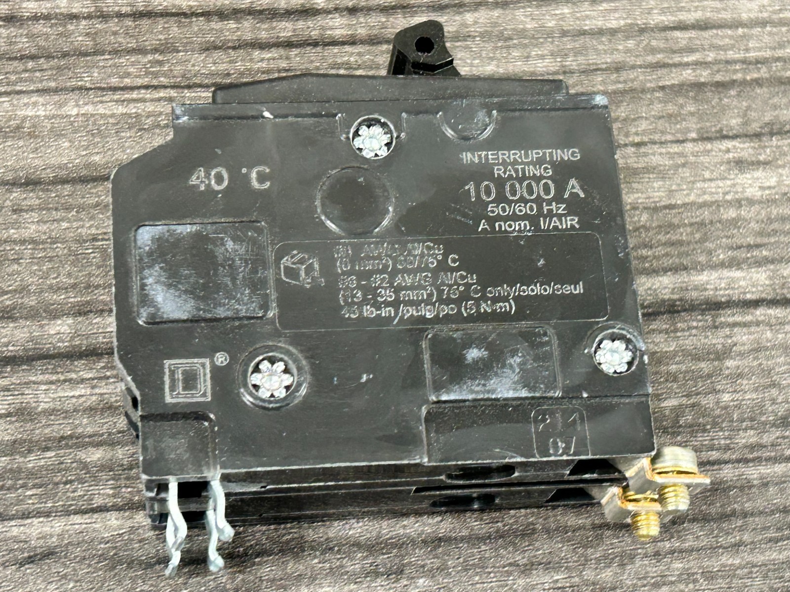 NEW Square D DP-4075 Double Pole DP 40 AMP Circuit Breaker Type QO