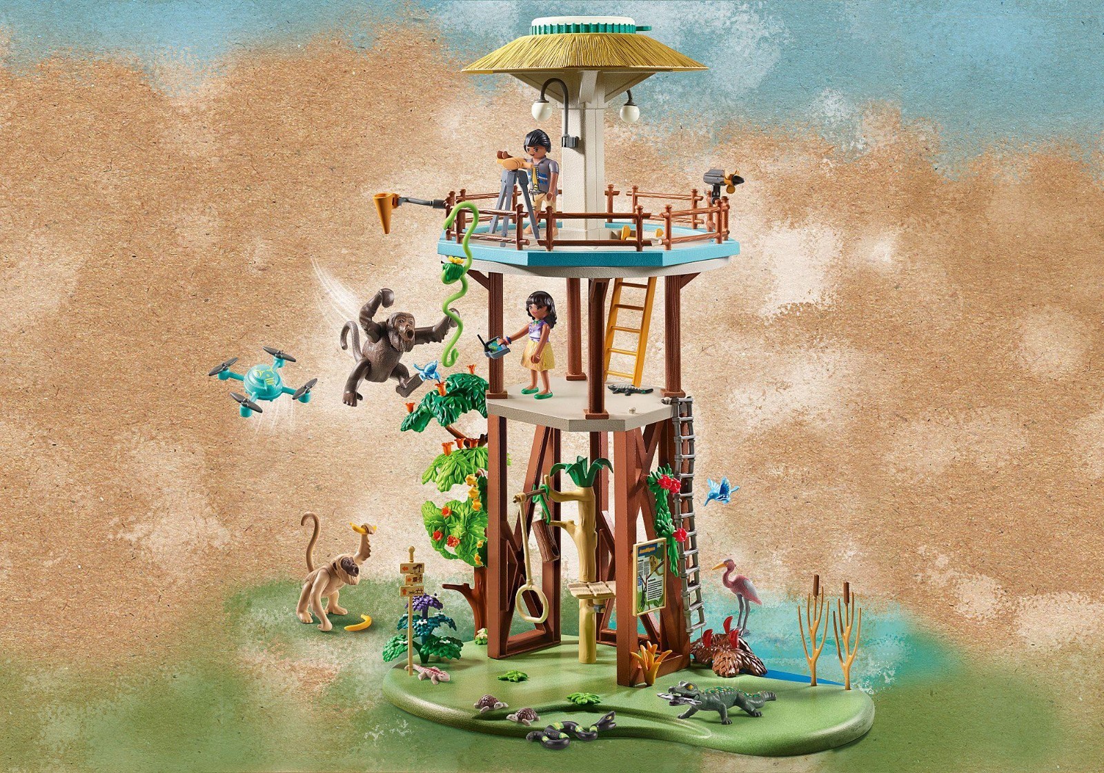 NEW IN BOX, SEALED, PLAYMOBIL 71142 WILTOPIA TROPICAL JUNGLE PLAYGROUND