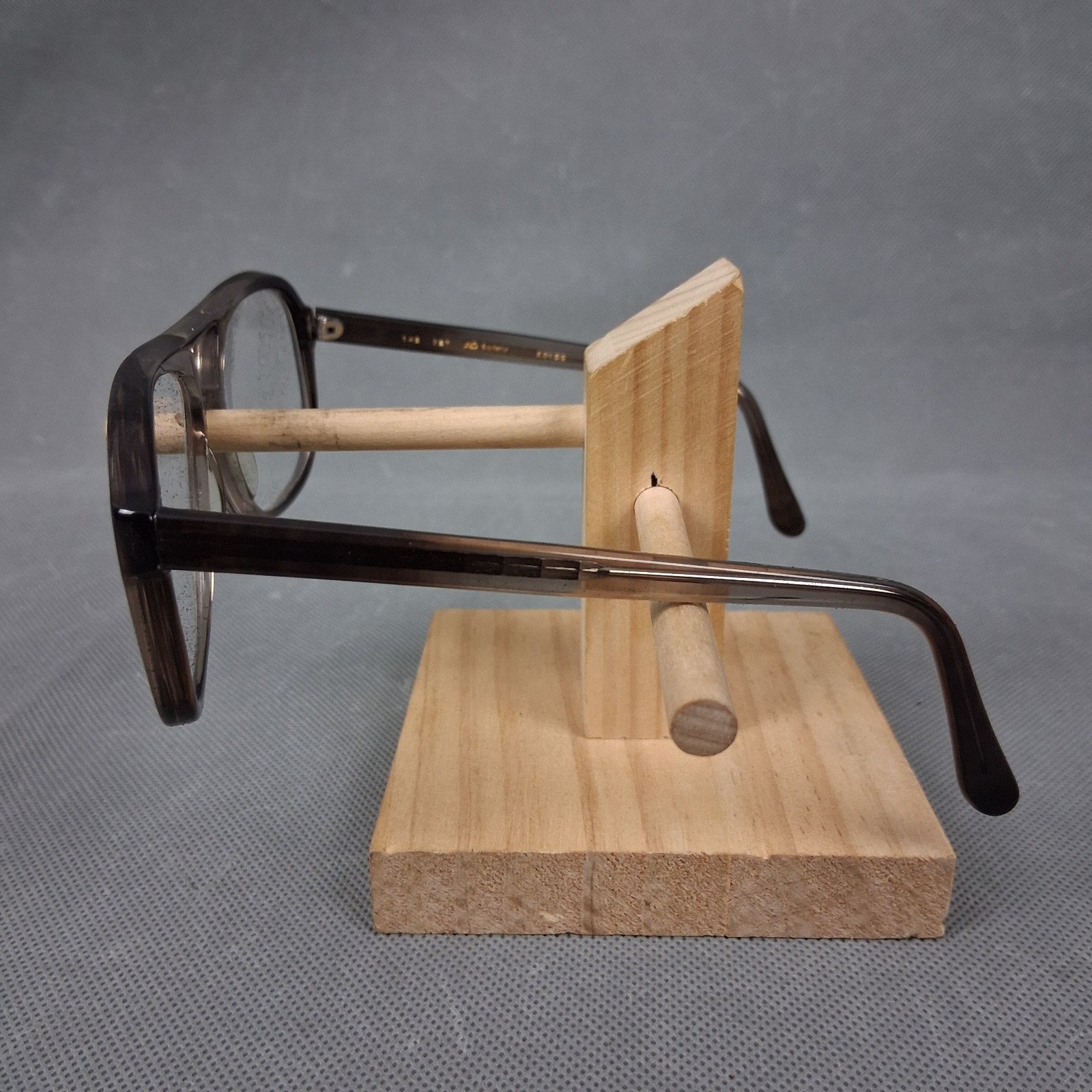 Vintage American Optical Z87 EC 100 Eyeglasses Frame 55 18 145mm Gray AO Safety