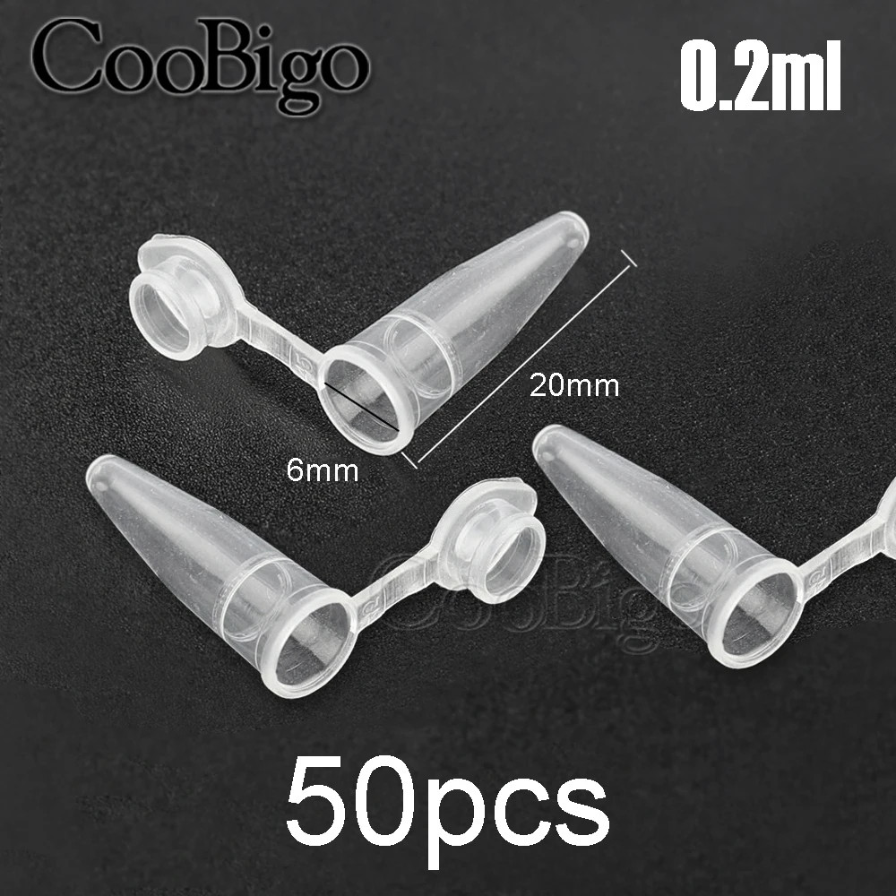 0.2-10ML Plastic Garden Seed Storage Bottles Centrifuge Tube Container with Cap