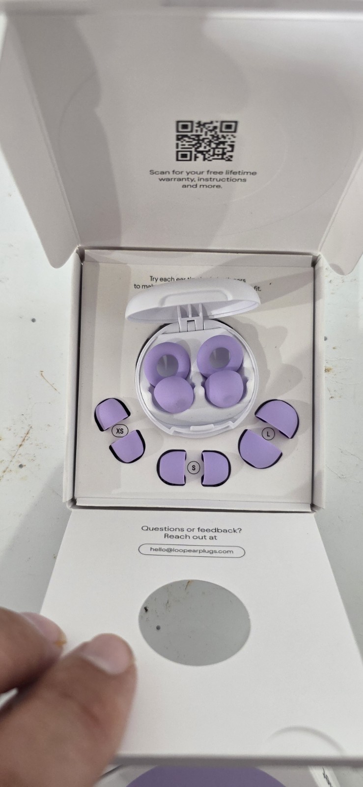 Violet Loop Quiet 2 Earplugs Reusable Noise Reducing Earplugs
