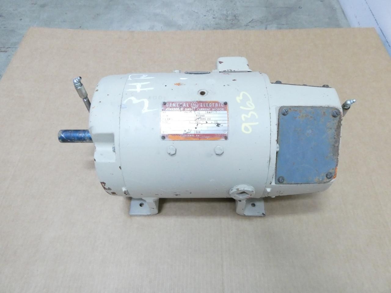 General Electric Ge 5CD218E95C Kinamatic Dc Motor 3hp 1150rpm 240v-dc