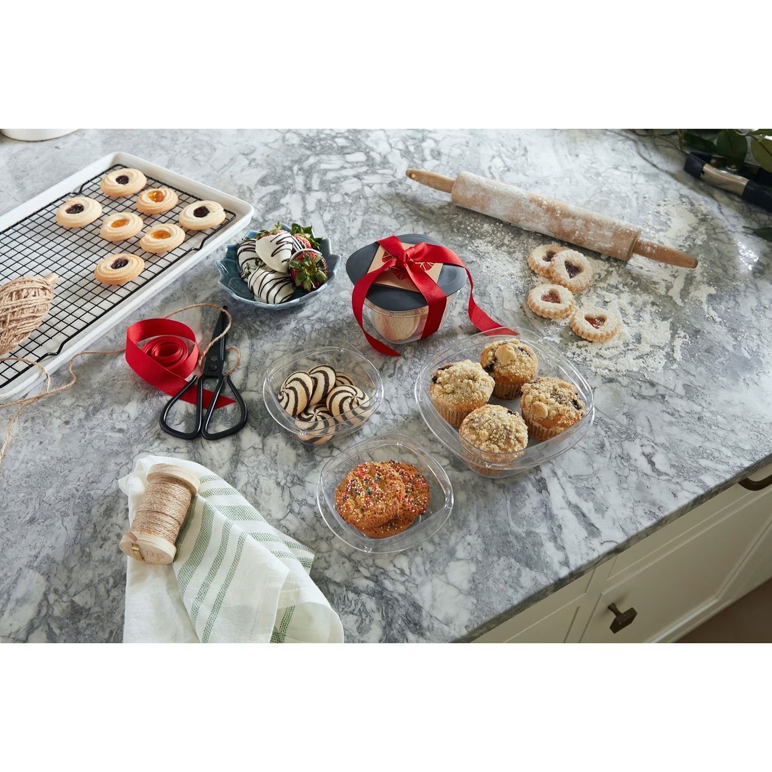 Rubbermaid Premier 20-Piece Lids Food Storage Containers BPA Free Crystal Clear