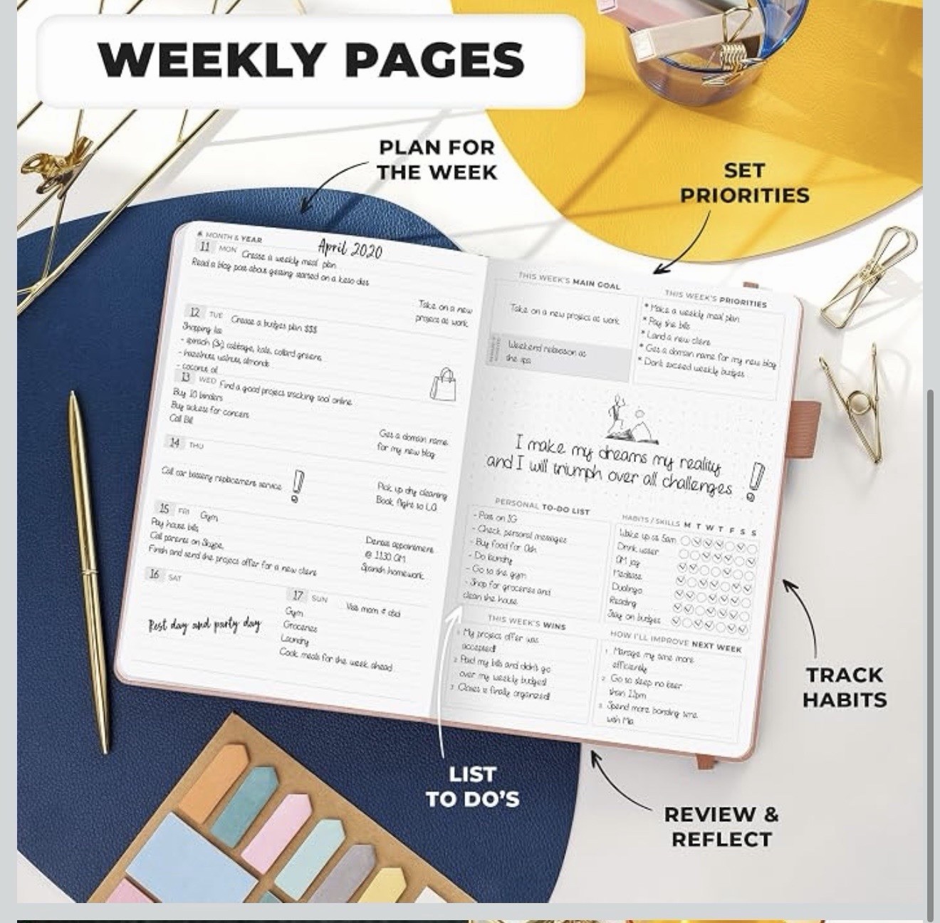 Clever Fox Planner Premium Edition – Undated Luxurious