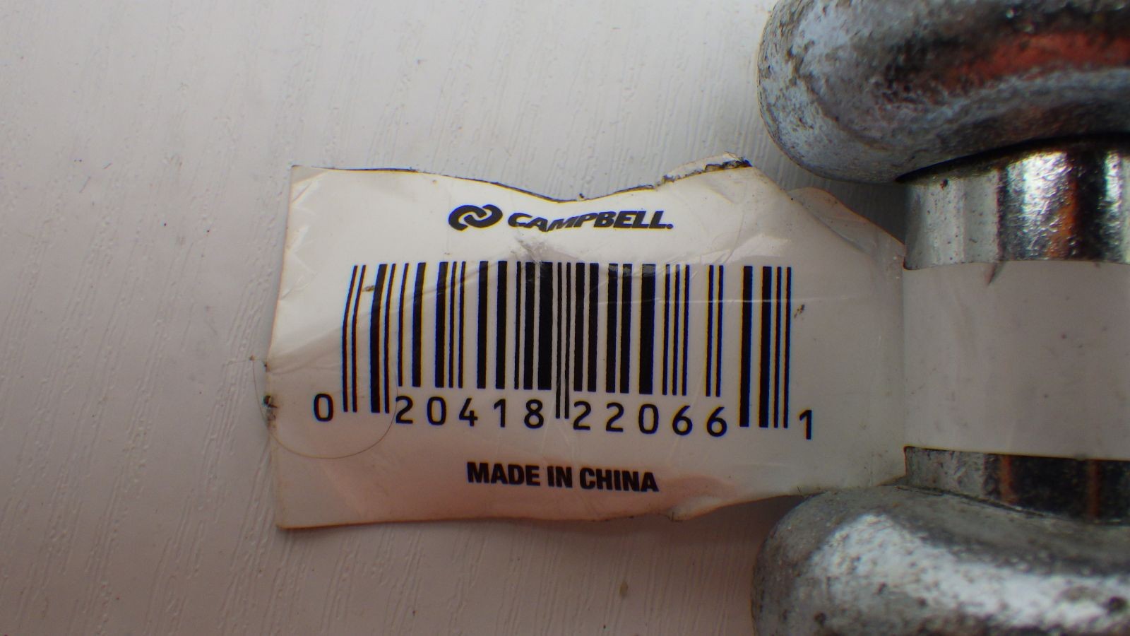 Campbell 1/2 Inch G43 Clevis Slip Hook 9200 lbs WLL Zinc Plated T9401428