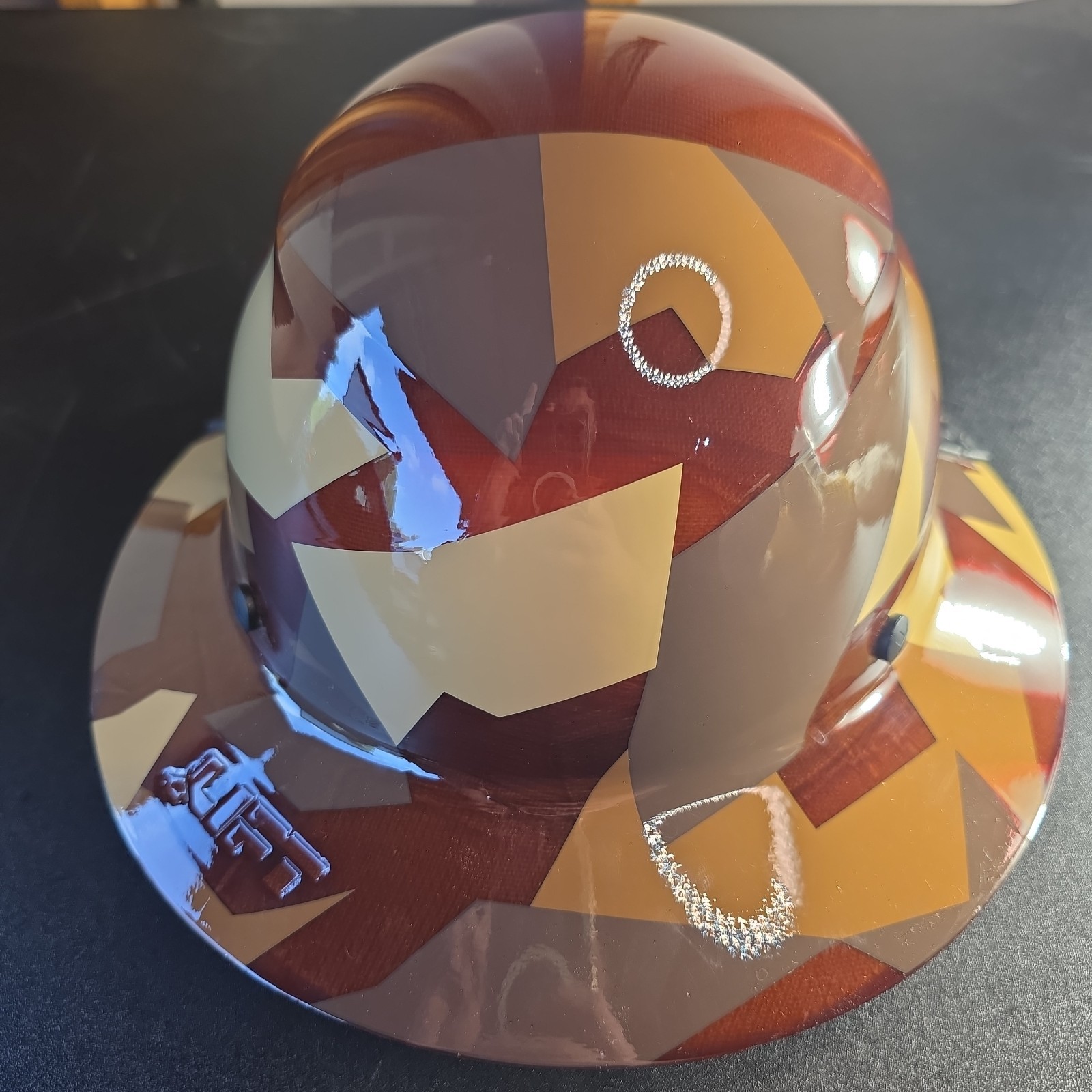 Lift Safety Dax Carbon Fiber Full Brim Hard Hat Brown Camo New