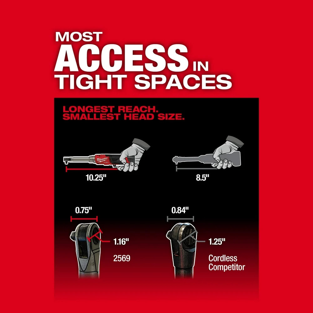 Milwaukee 3497-22RAT M12 FUEL 12V Cordless 2 Tool Combo Kit w/ 3/8″ Ratchet