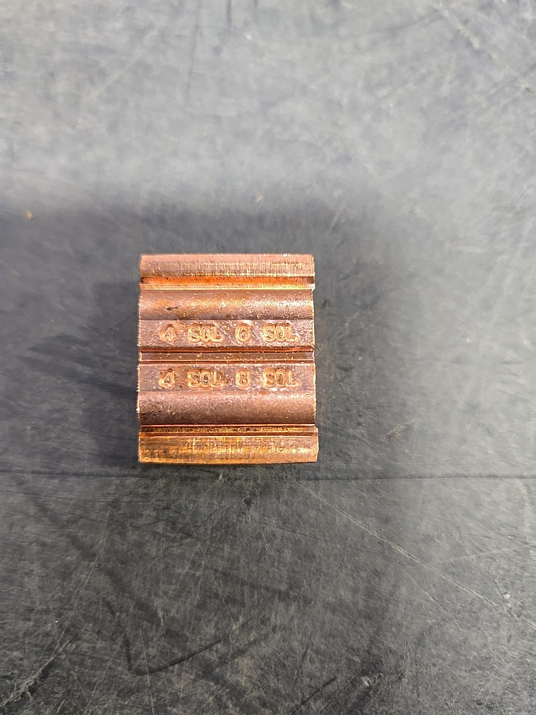 New Blackburn CF44-1 Copper Compression Tap 6 to 4 Awg Connectors QTY=100