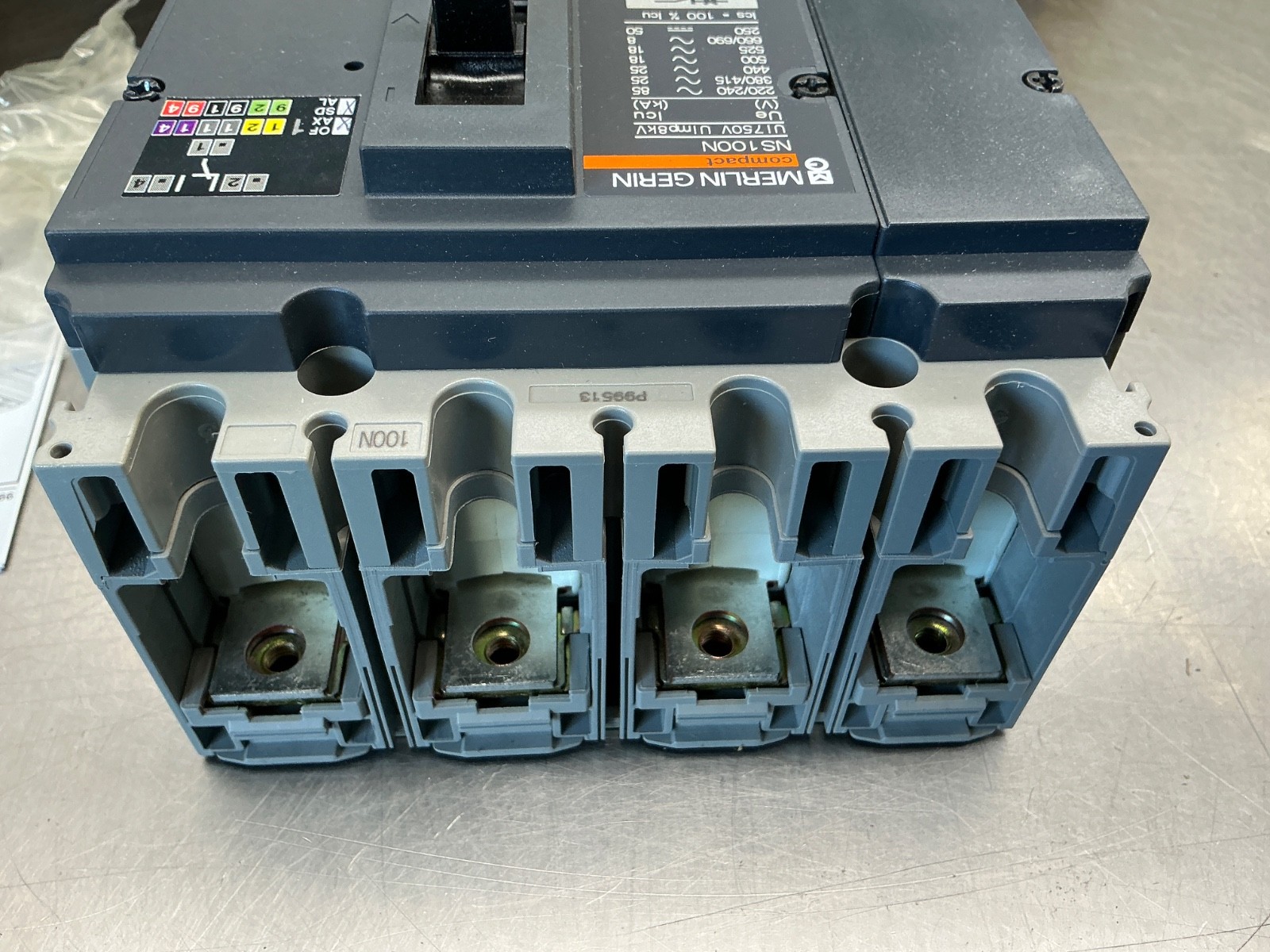 Merlin Gerin NS100N Compact Circuit Breaker 4P Base