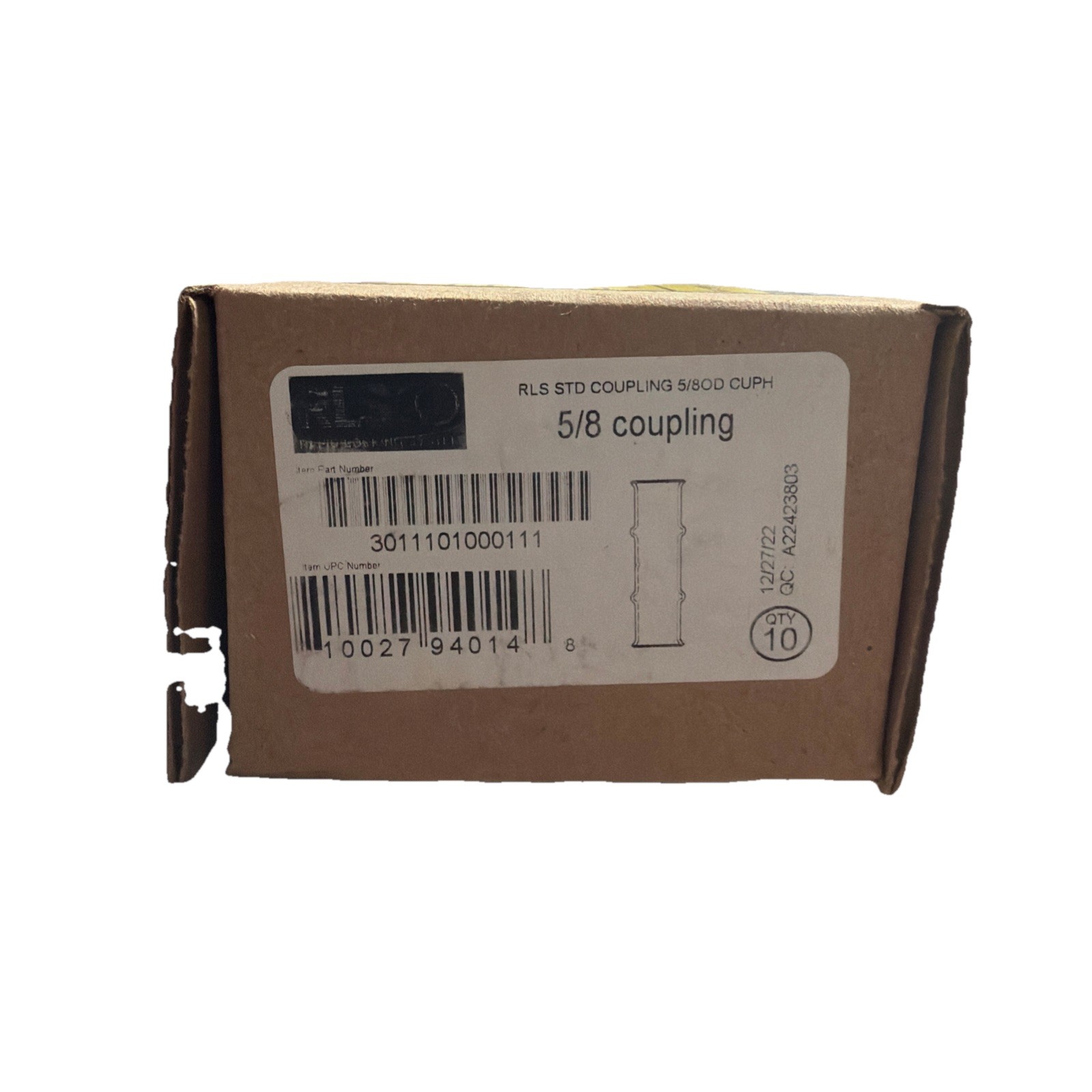 RLS 3011101000111 5/8″ Flame Free Press Coupling HVAC Fittings 10 PACk