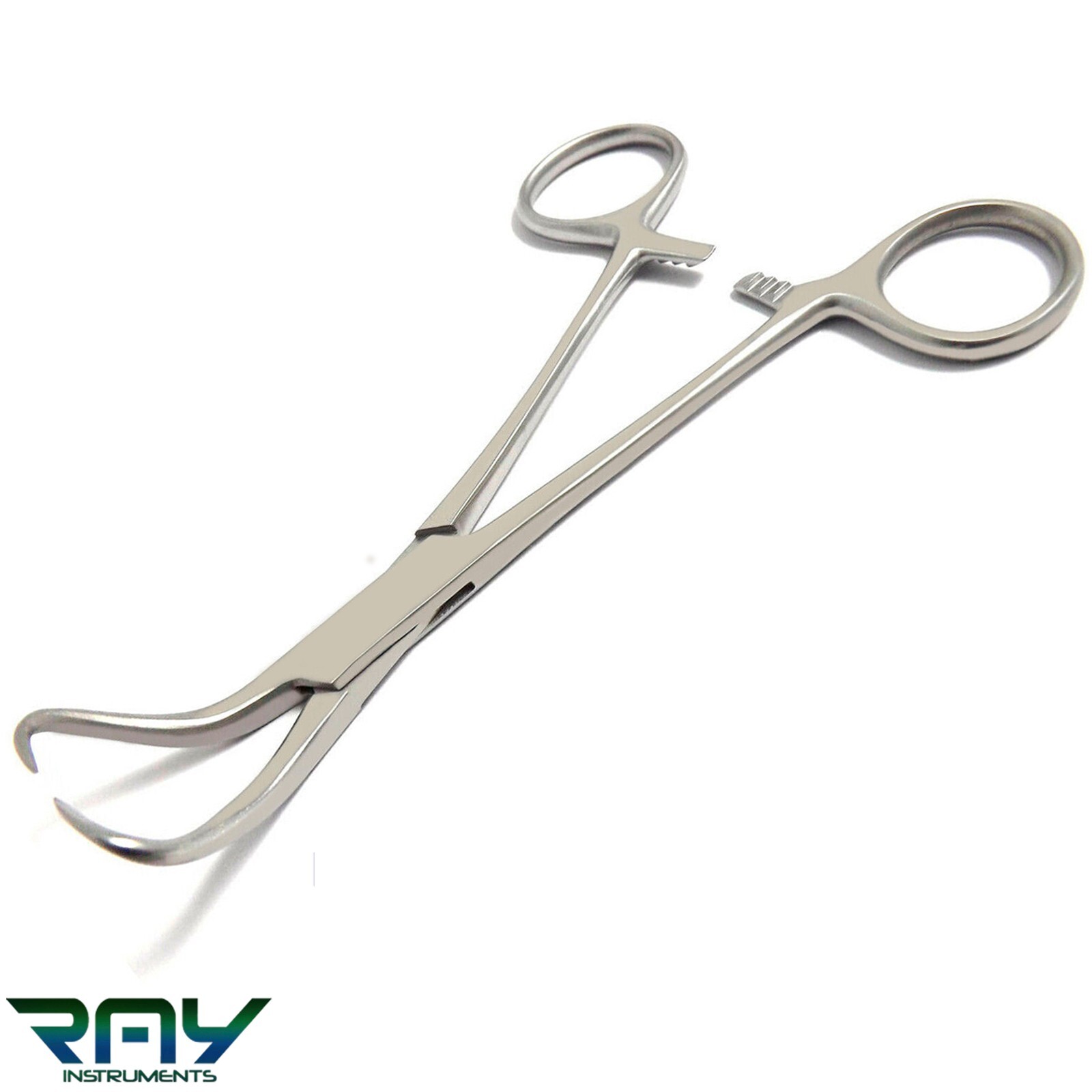 Backhaus Towel Clamp Locking Forceps 11cm Grasping Tissue Surgical Veterinary