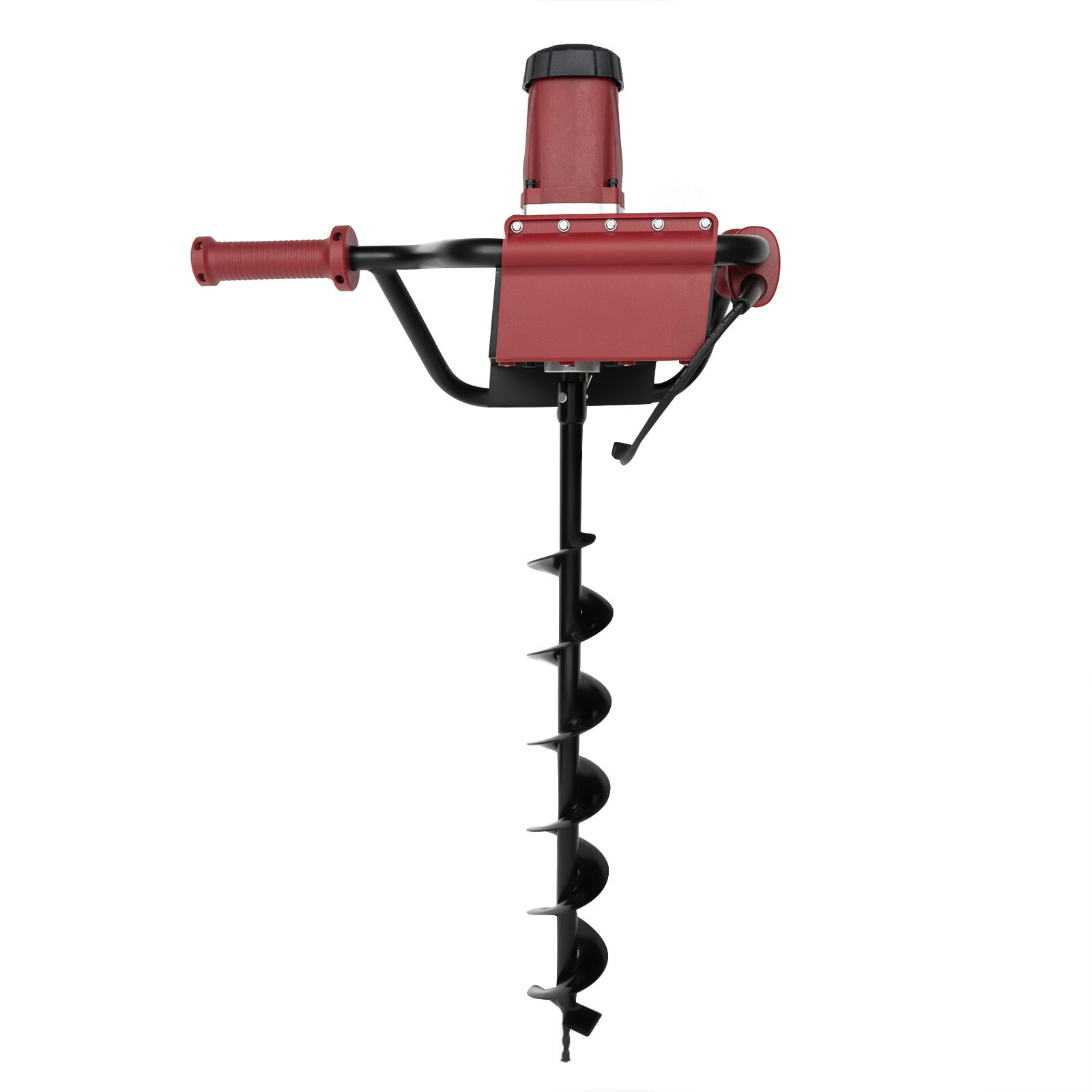 1.6HP 200rpm Powerful Electric Corded Digger Post Hole Auger 2 Drill Bit 1500W