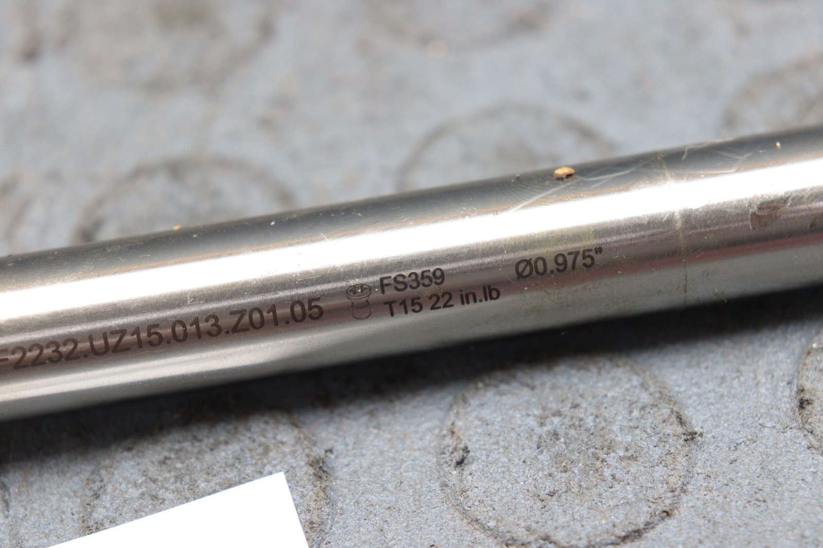 WALTER f2232.uz15..013.z01.05 INDEXABLE CHAMFER MILL 45 DEGREE 5/8 SHANK LOC8714