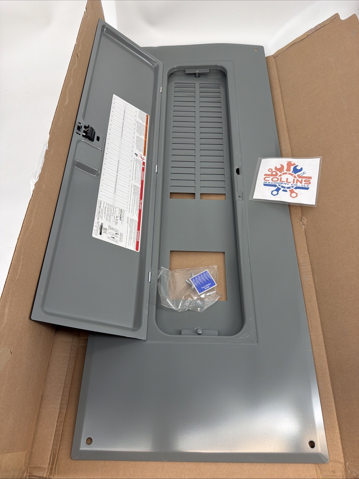 Square D QOC342MQF Load Center Cover Assembly, Flush-Fit, 14.25in W x 39.37in L