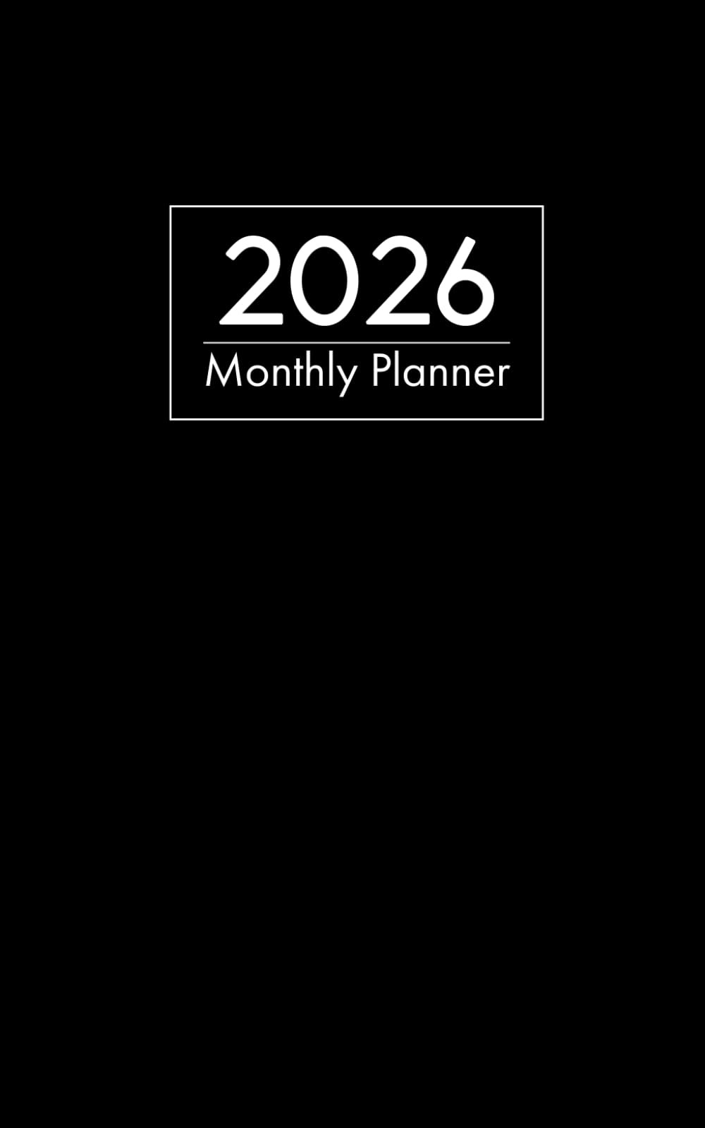 2026 Monthly Planner: 12 Months from January 2026 to December 2026 | Size…