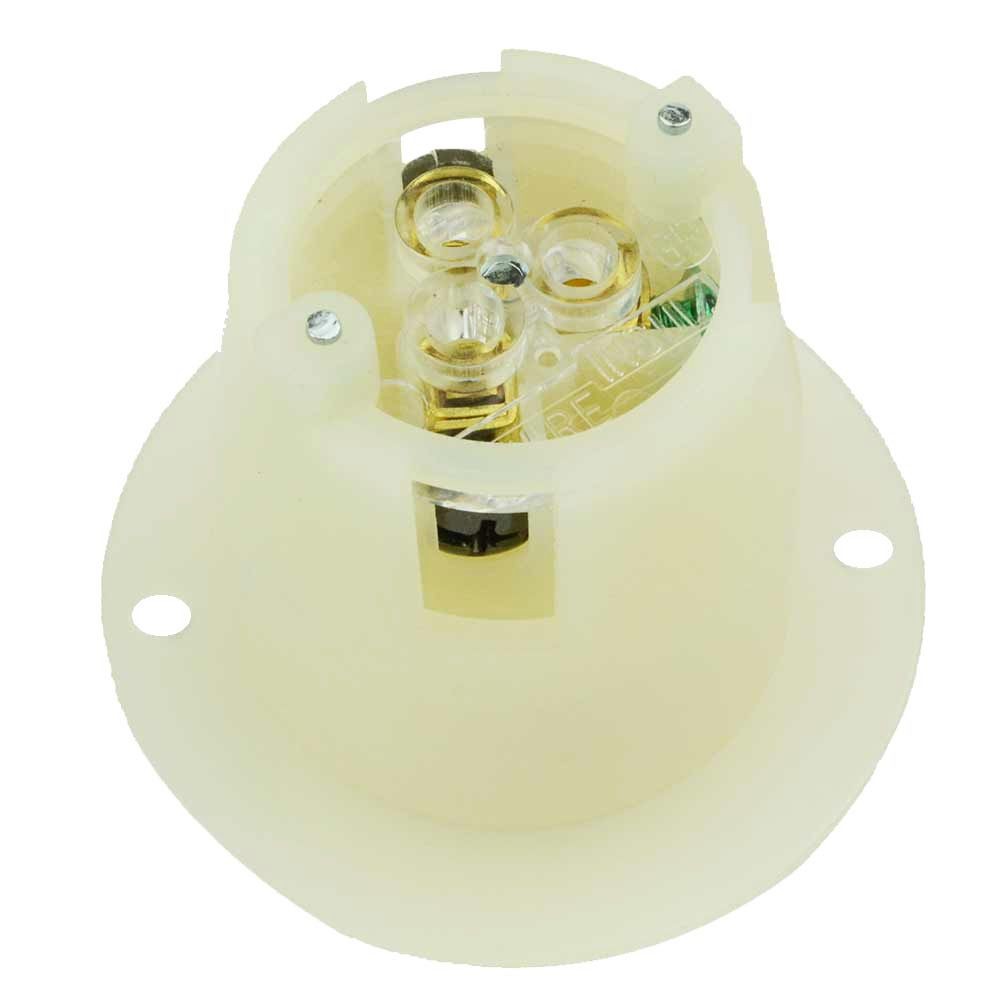 Flush Flange Mount 110 Volt Plug End Male