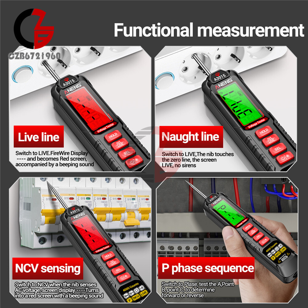 ANENG Multimeter Pen Digital Smart AC/DC Voltage NCV Diagnostic Probe Detector