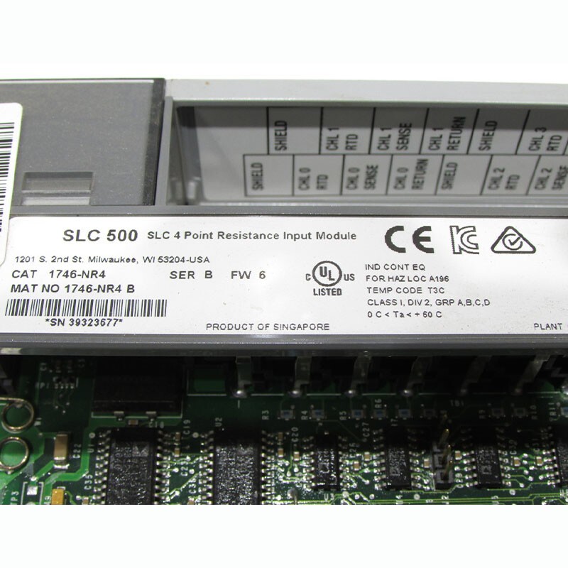 For 1746NR4 Ser A SLC 500 PLC Input Module RTD Resistance 4Pt