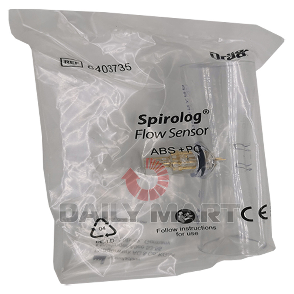New In Box DRAGER 8403735 Spirolog Flow Sensor
