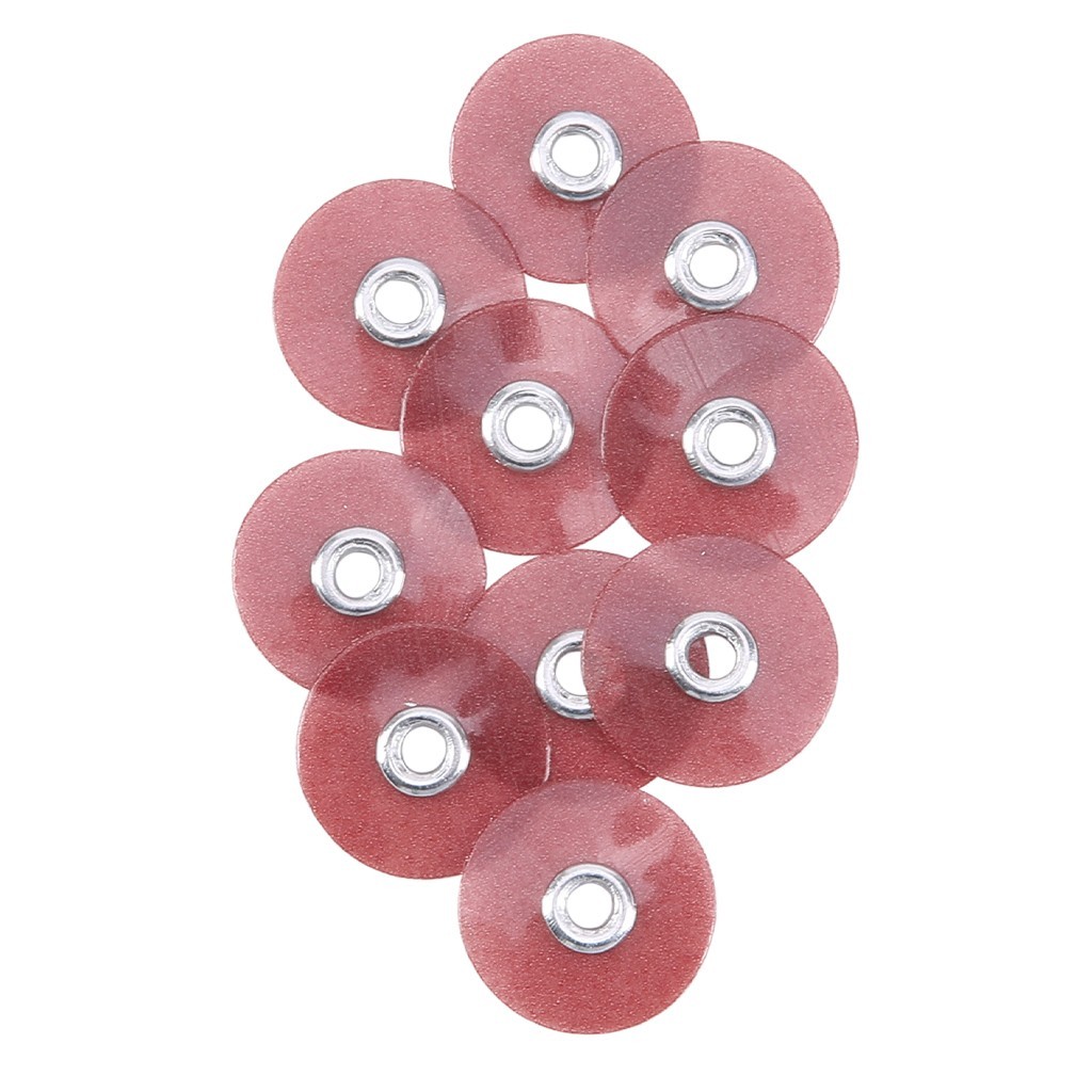 40PCS Dental Soflex Discs Composite Finishing Polishing Discs 12.7mm & mandrel