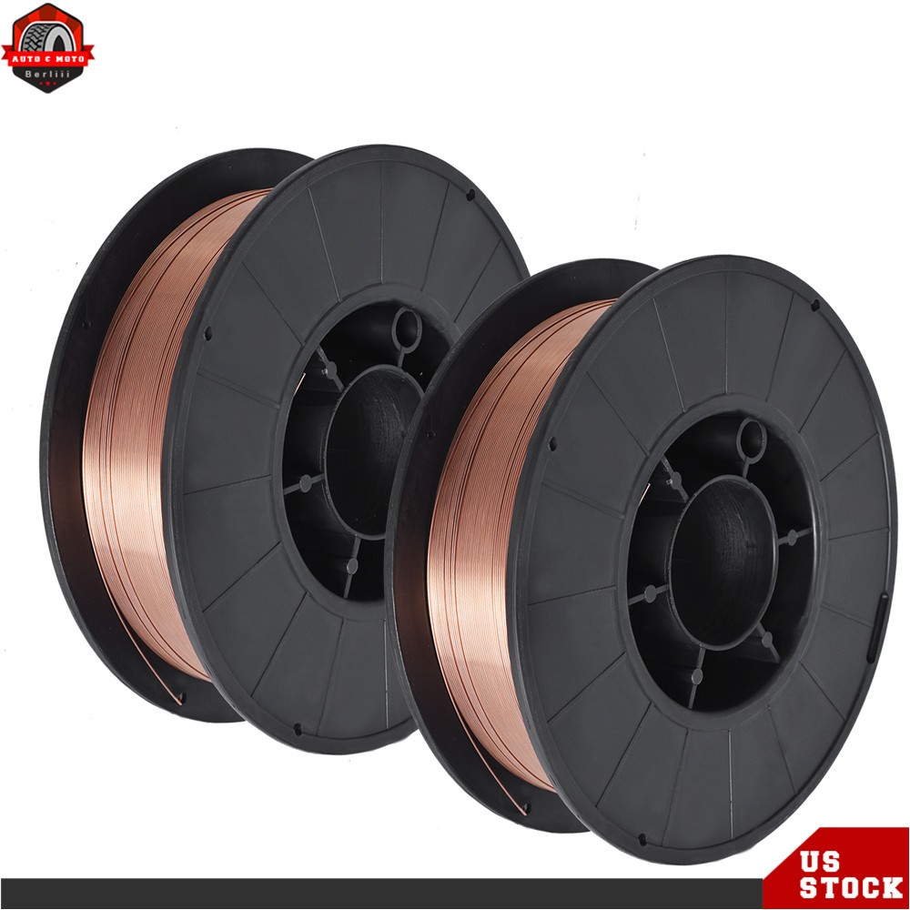 11-lb Roll 2Pack ER70S-6 .030″ (0.8mm) Mild Steel MIG Welding Wire