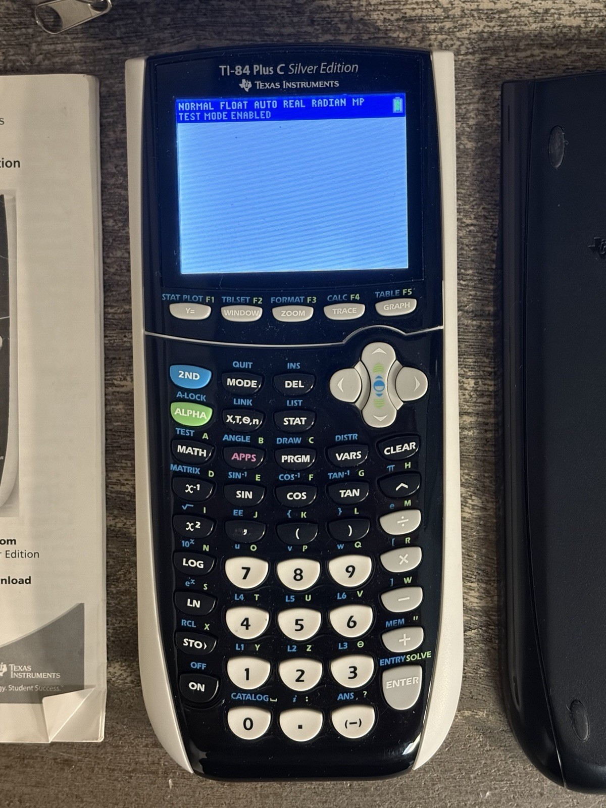 Texas Instruments TI-84 Plus C Silver Edition Graphing Calculator Black/White