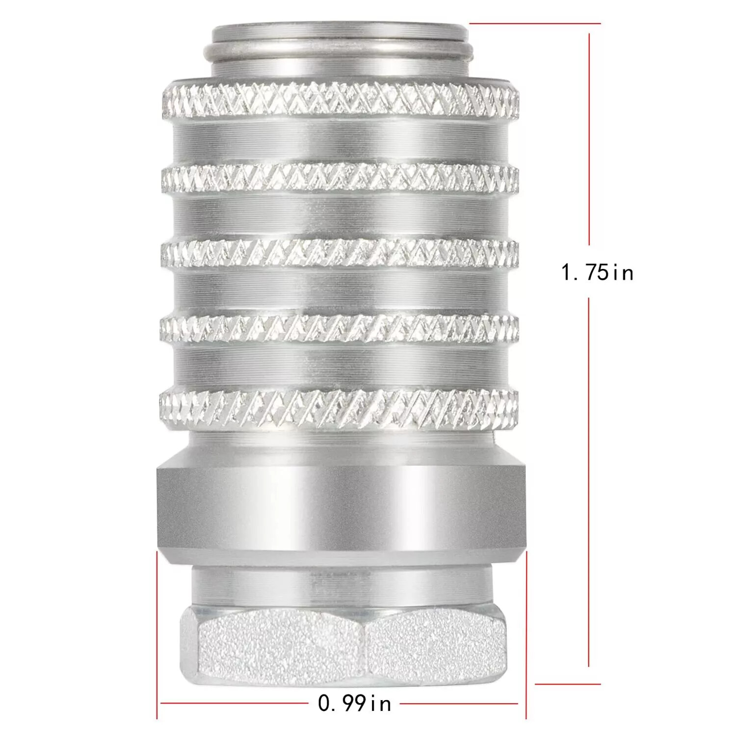 PD222 Steel Test Port and Diagnostic Equipment Quick Couplings, 1/8″ Body Size