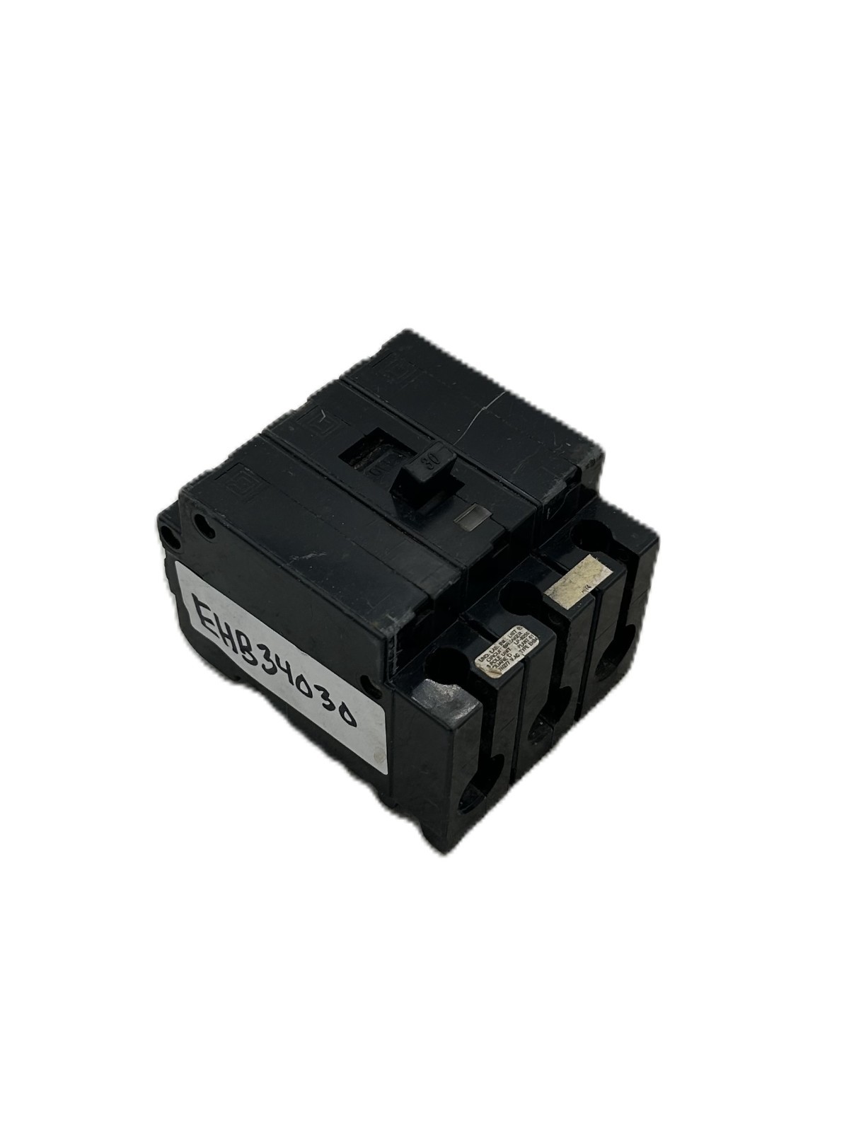 Square D EHB34030 Bolt-On Circuit Breaker 30A 3-Pole 480Y/277V